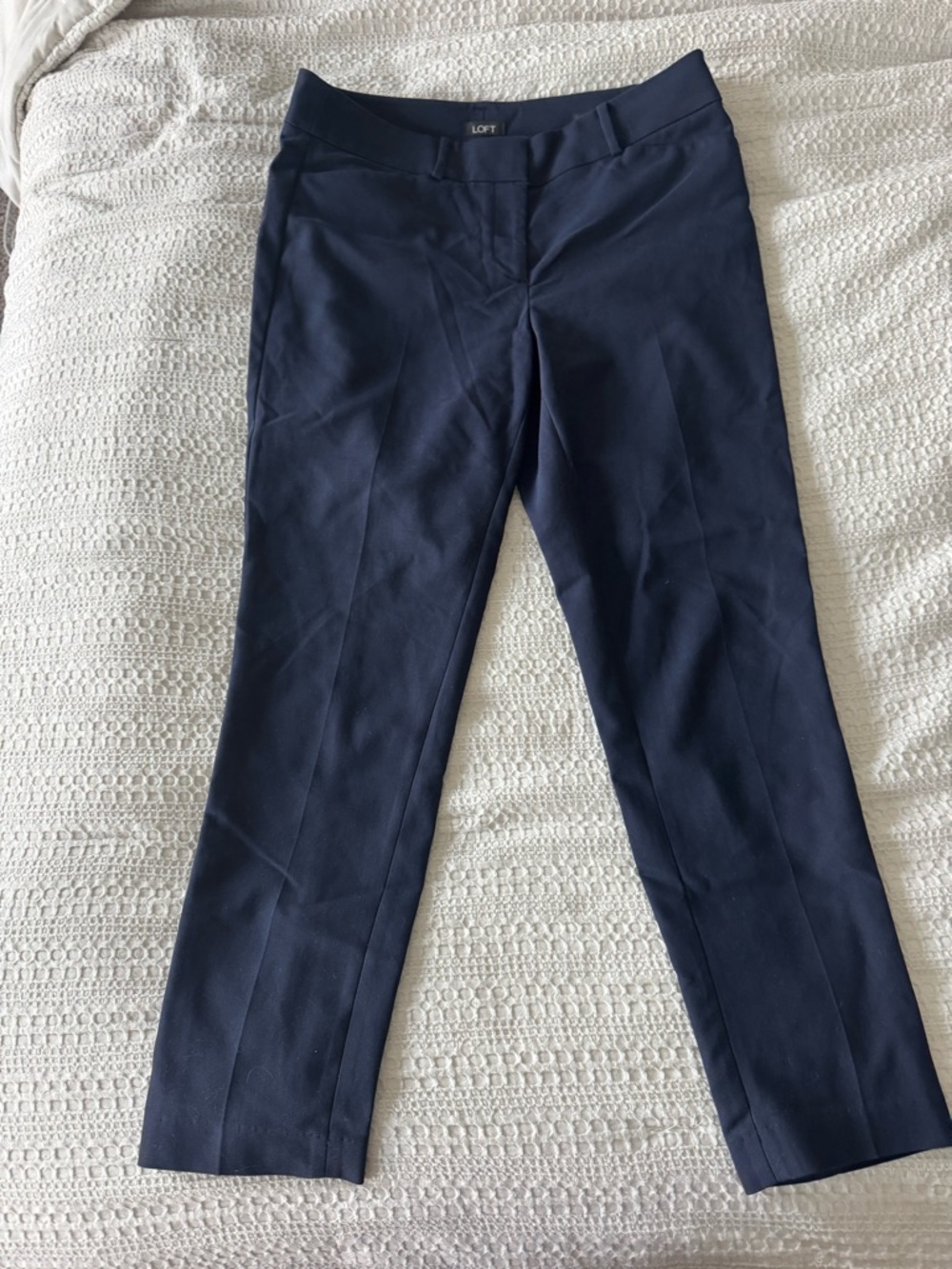 LOFT Navy Skinny Dress Pants for Women